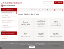 Tablet Screenshot of bip.radziejowice.pl